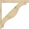 Ekena Millwork Funston Block Rough Sawn Outlooker, Douglas Fir, 6"W x 48"D x 48"H OUT06X48X48FST05RDF - alternate 3